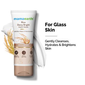 Mamaearth Rice Dewy Bright Face Wash with Rice Water & Niacinamide