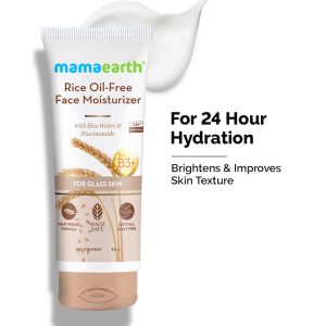 Mamaearth Rice Oil-Free Face Moisturizer with Niacinamide