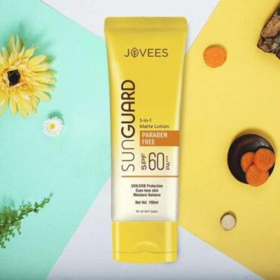Jovees SunGuard 3-in-1 Matte Lotion SPF 60 PA+++ 100ml