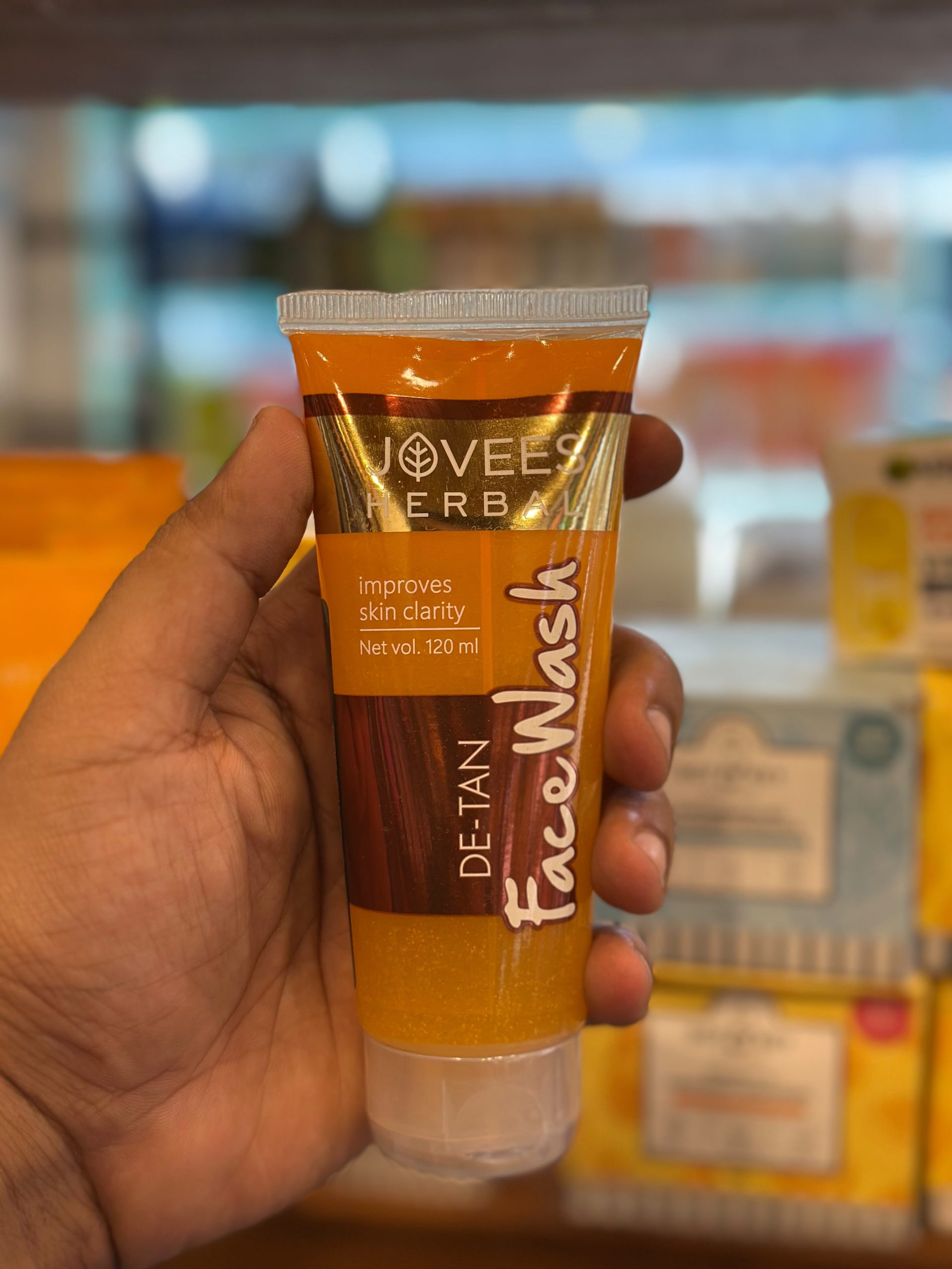 Jovees Herbal De-Tan Face Wash 120ml