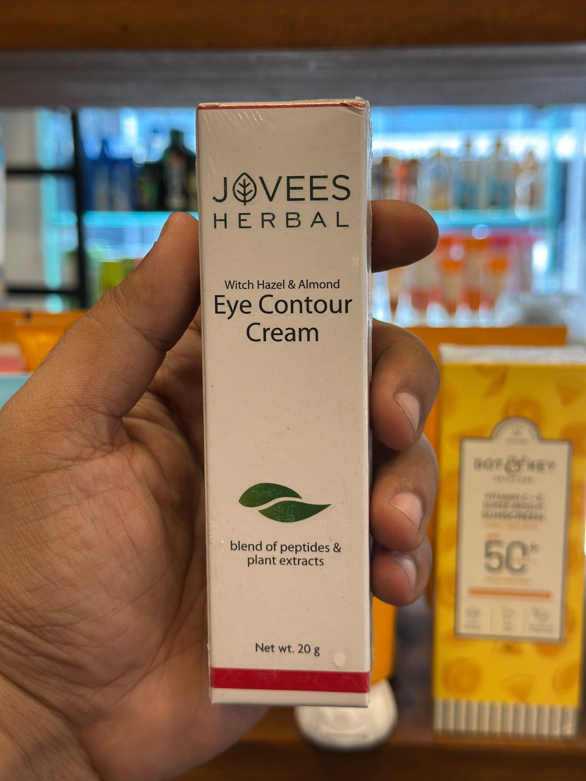 Jovees Herbal Witch Hazel & Almond Eye Contour Cream 20g