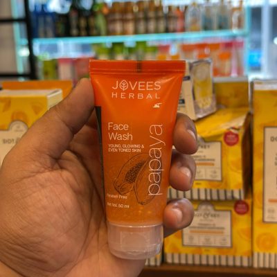 Jovees Herbal Papaya Face Wash for Young, Glowing & Even Toned Skin 50ml