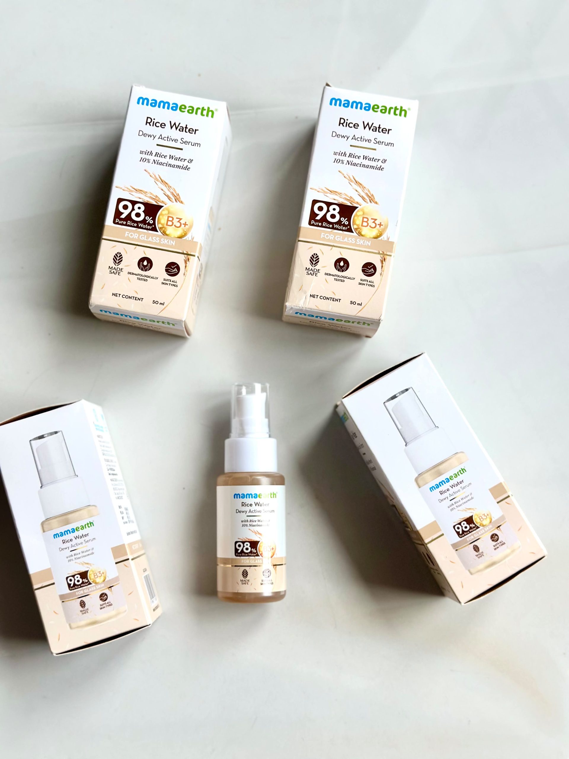 Mamaearth Rice Water Dewy Active Serum 50ml